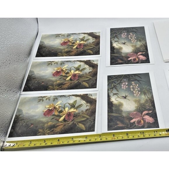 Museum of Fine Arts Boston Note Cards 6 Blank Orchids Hummingbirds w/ Envelopes - Picture 8 of 15